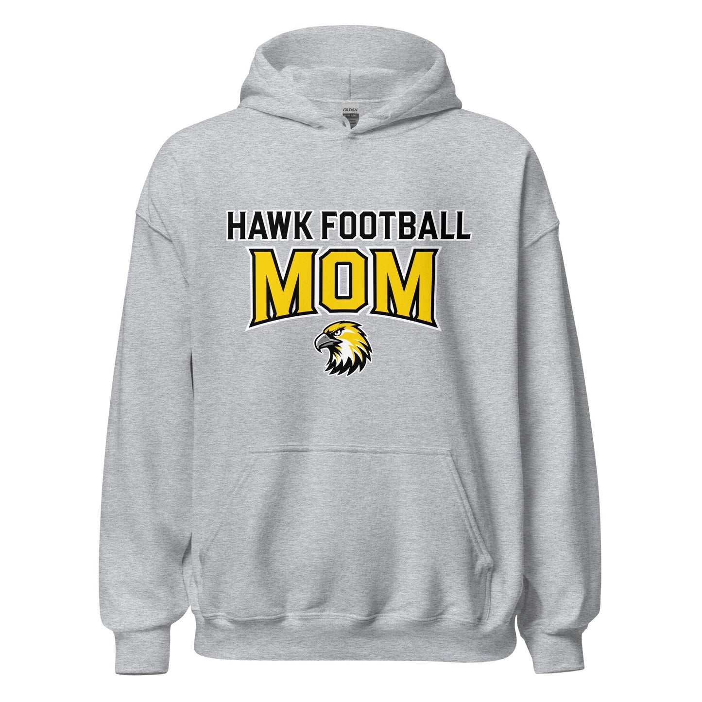 Classic | Hoodie | Cardinal Ohara Hawks | Football Mom Logo