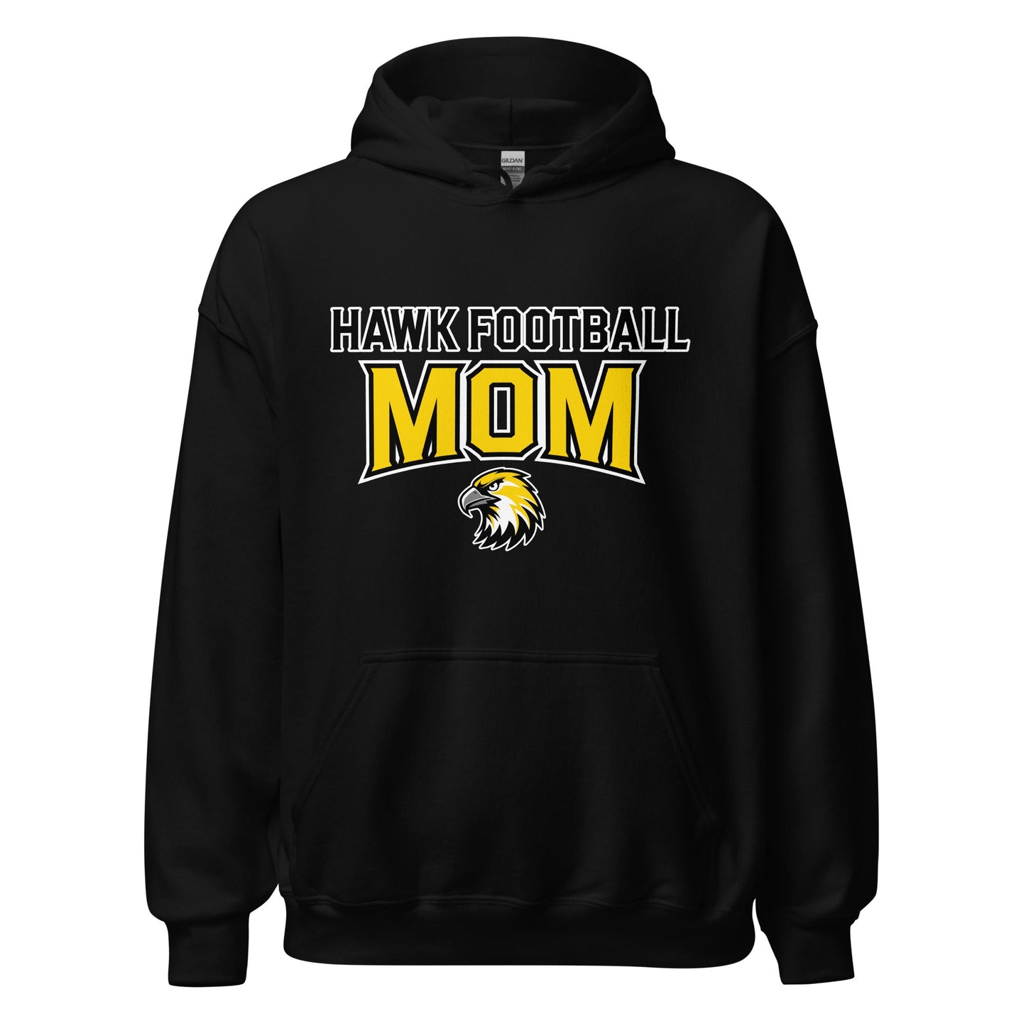 Classic | Hoodie | Cardinal Ohara Hawks | Football Mom Logo