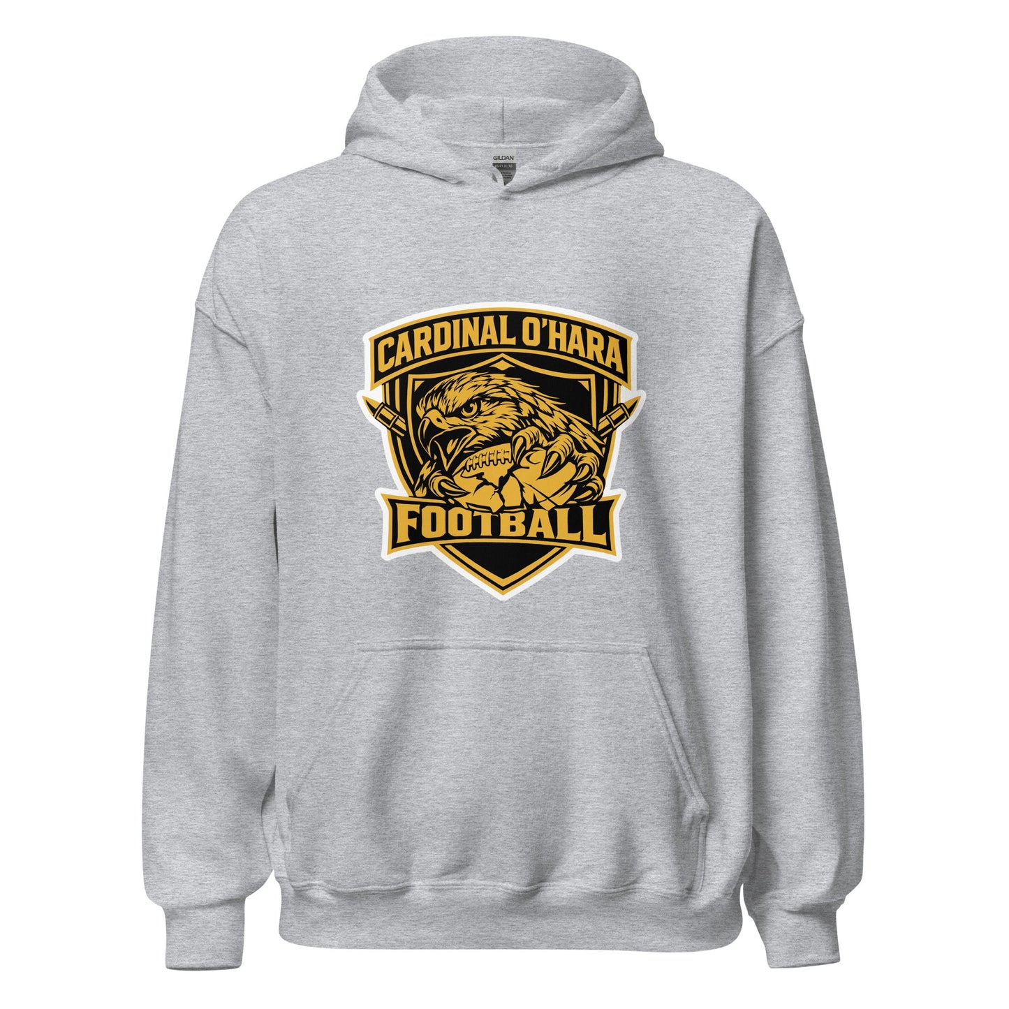 Classic | Hoodie | Cardinal Ohara Hawks | Shield Logo