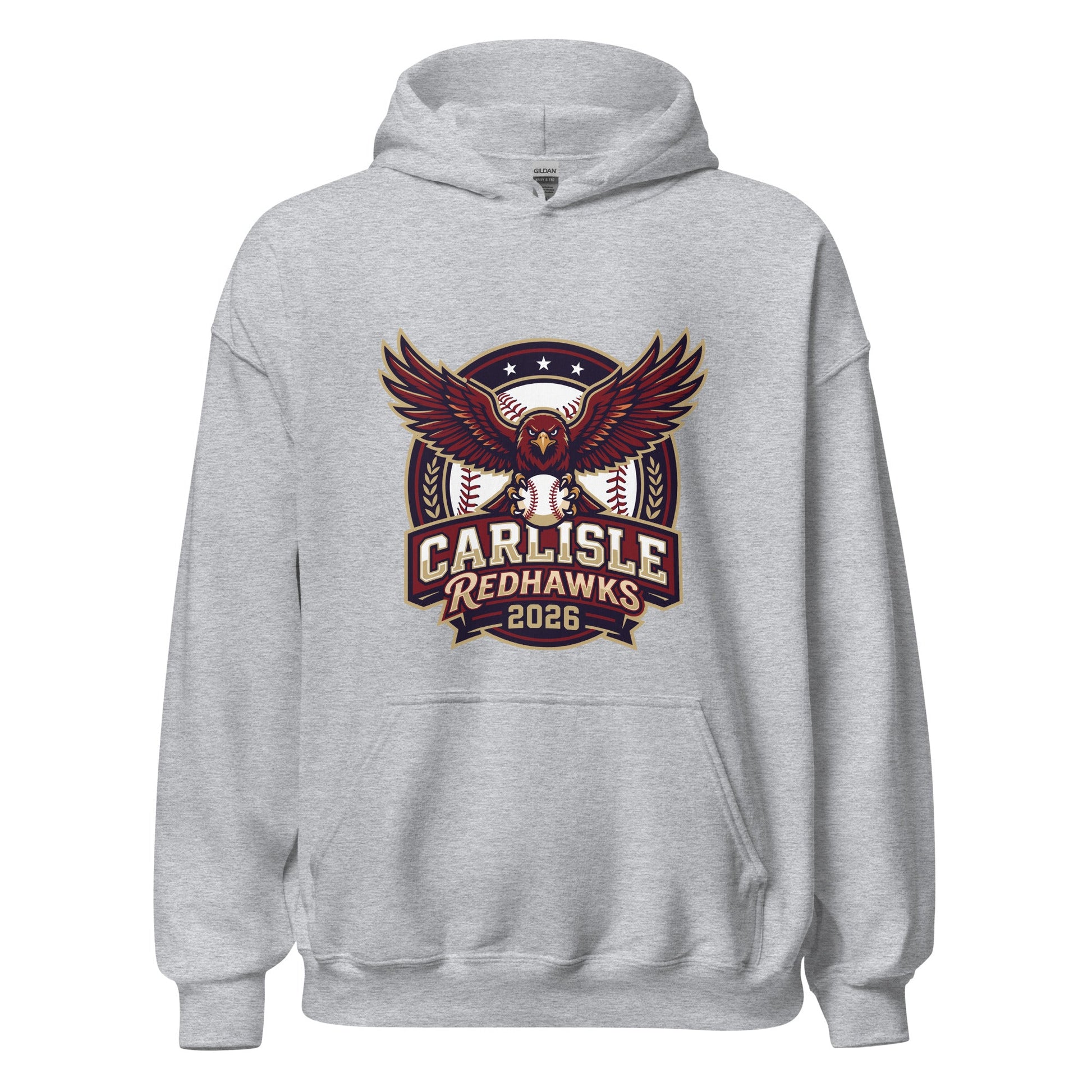 Classic | Hoodie | Carlisle Redhawks | Emblem Logo