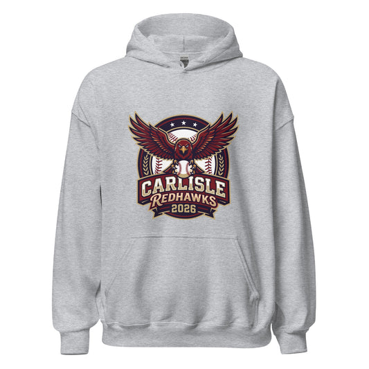 Classic | Hoodie | Carlisle Redhawks | Emblem Logo
