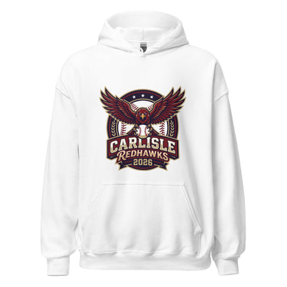 Classic | Hoodie | Carlisle Redhawks | Emblem Logo