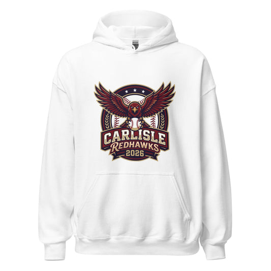 Classic | Hoodie | Carlisle Redhawks | Emblem Logo