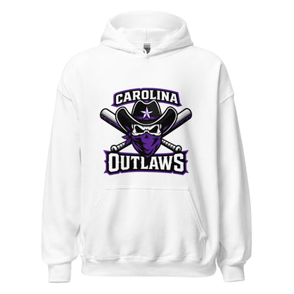 Classic | Hoodie | Carolina Outlaws Baseball | Crest Logo