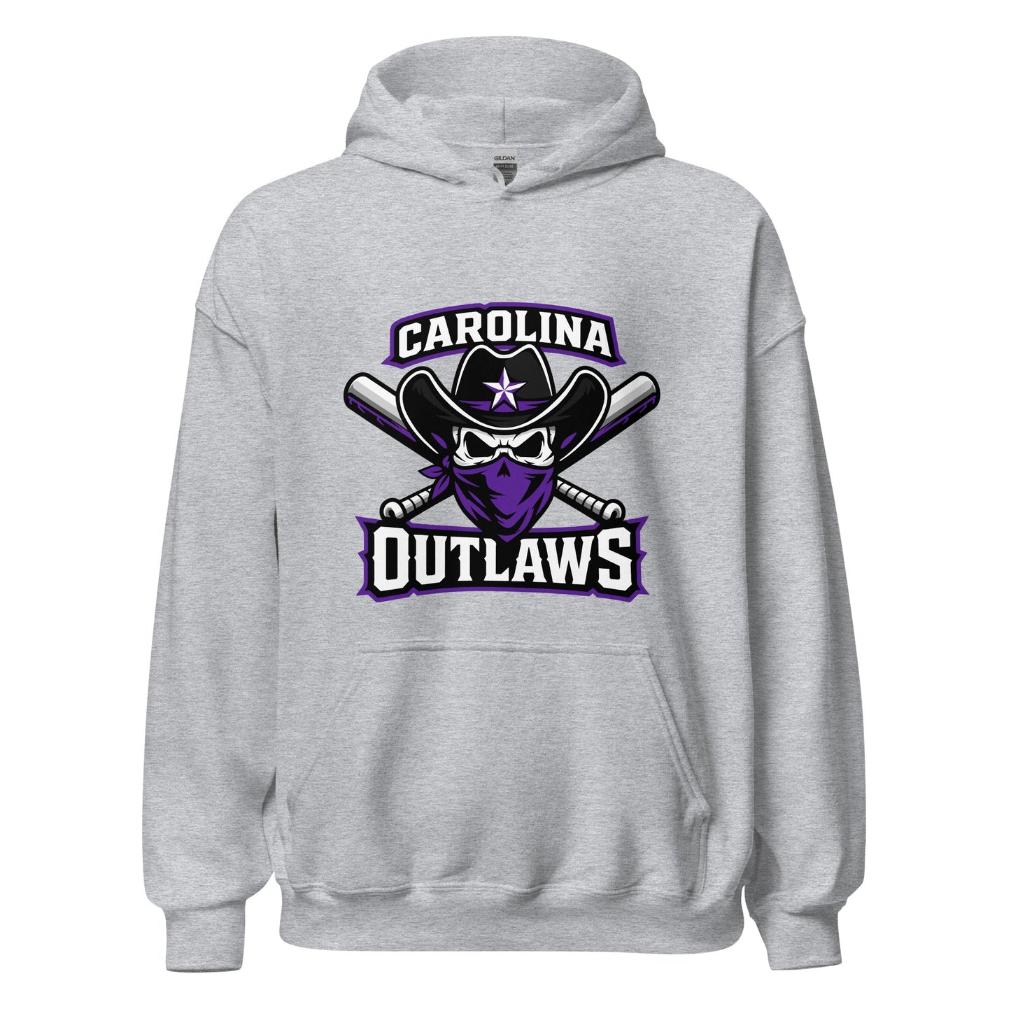 Classic | Hoodie | Carolina Outlaws Baseball | Crest Logo