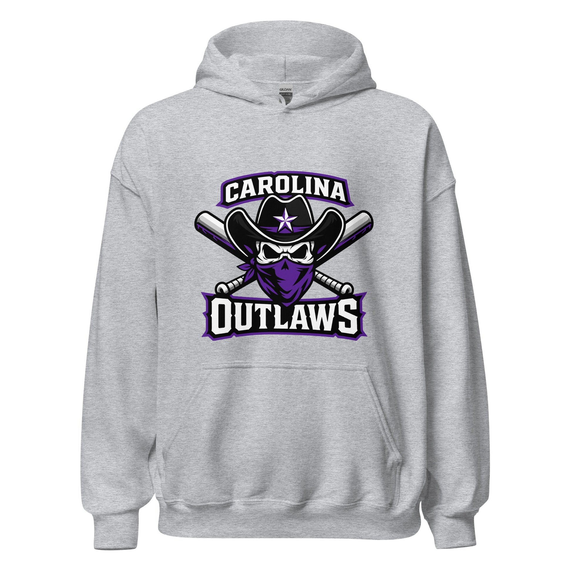 Classic | Hoodie | Carolina Outlaws Baseball | Crest Logo