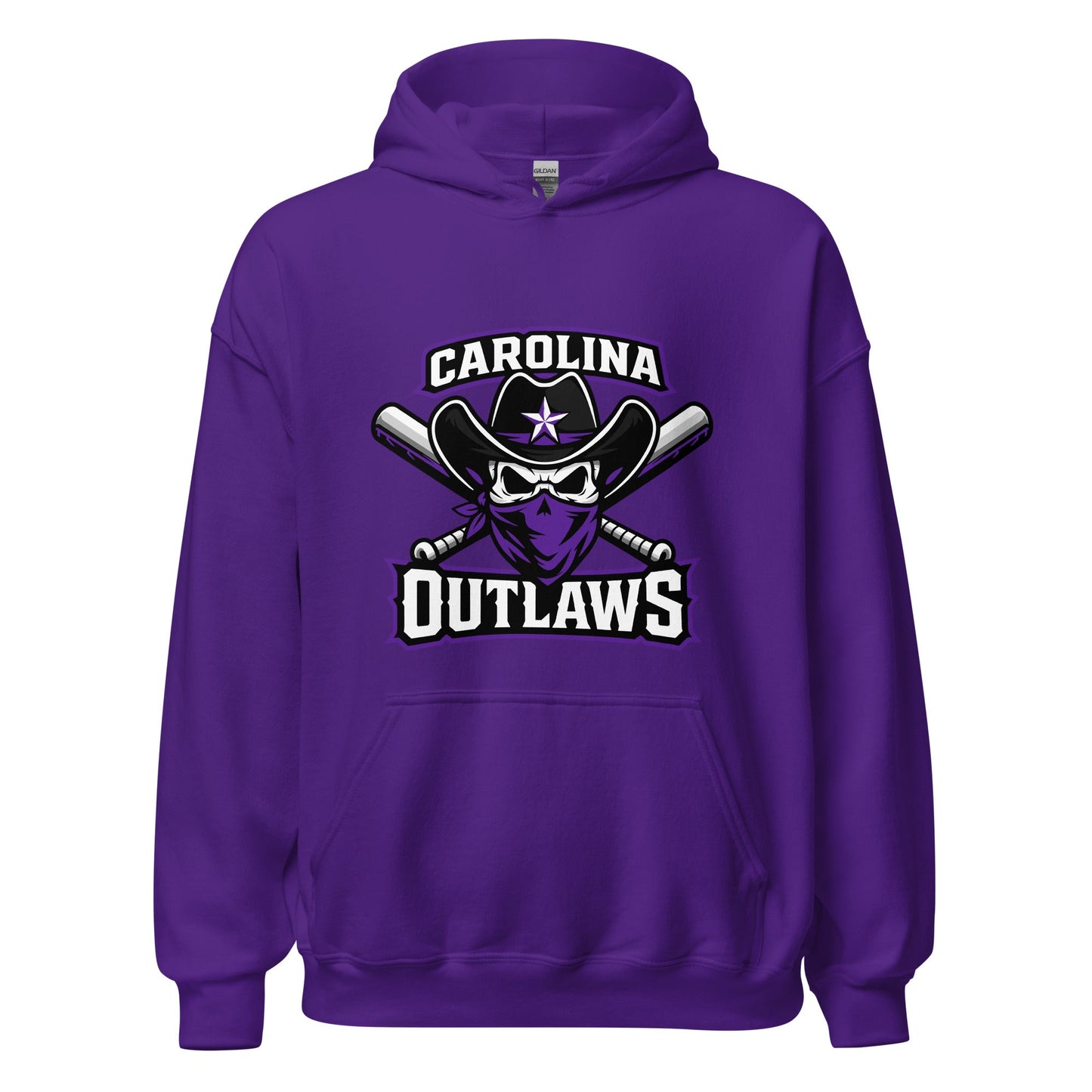 Classic | Hoodie | Carolina Outlaws Baseball | Crest Logo