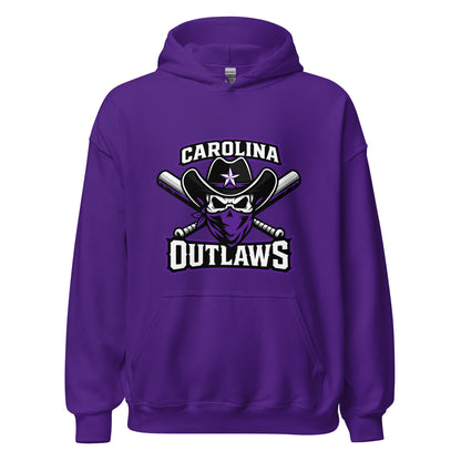Classic | Hoodie | Carolina Outlaws Baseball | Crest Logo
