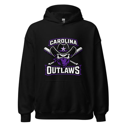 Classic | Hoodie | Carolina Outlaws Baseball | Crest Logo