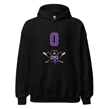 Classic | Hoodie | Carolina Outlaws Baseball | Purple Renegades Logo
