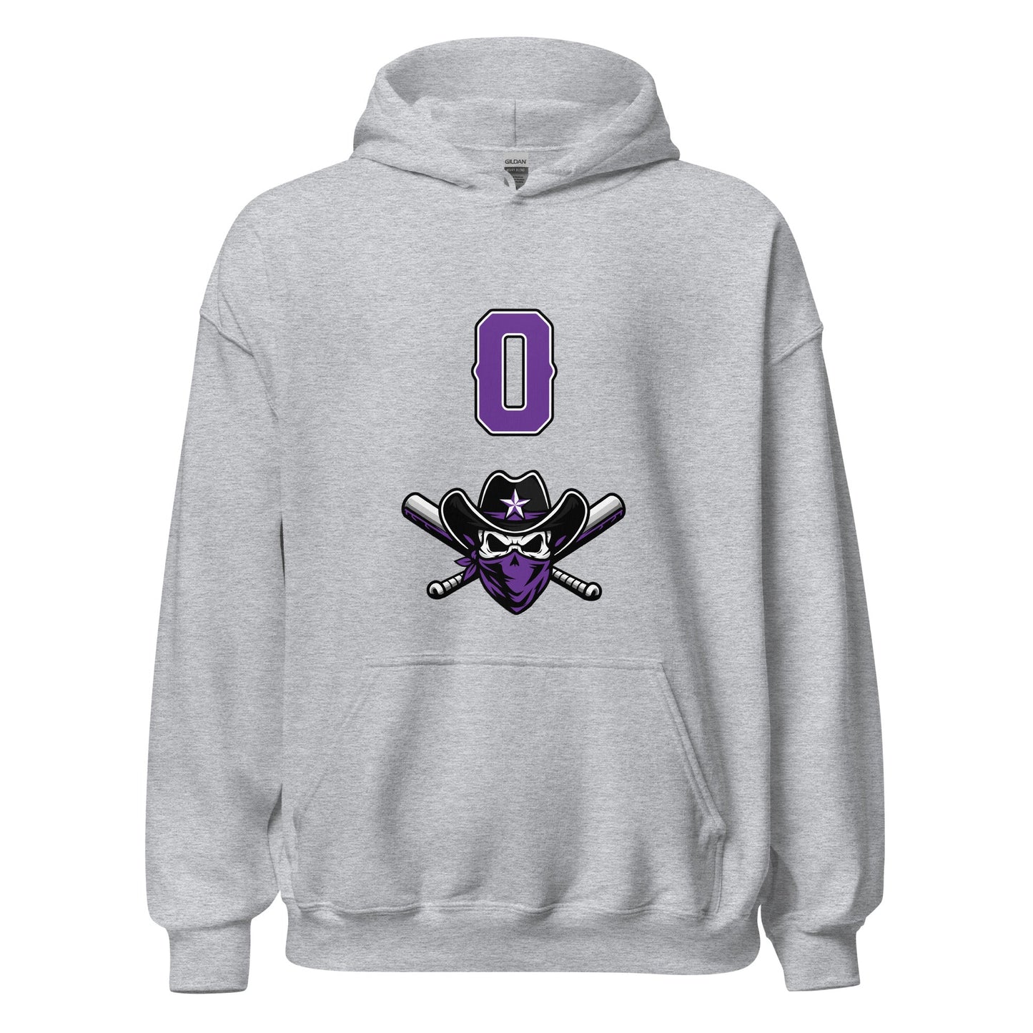Classic | Hoodie | Carolina Outlaws Baseball | Purple Renegades Logo
