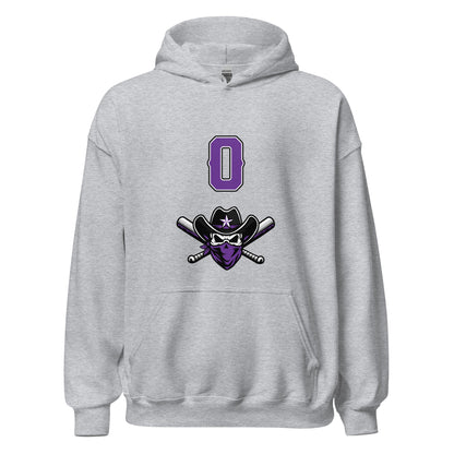Classic | Hoodie | Carolina Outlaws Baseball | Purple Renegades Logo