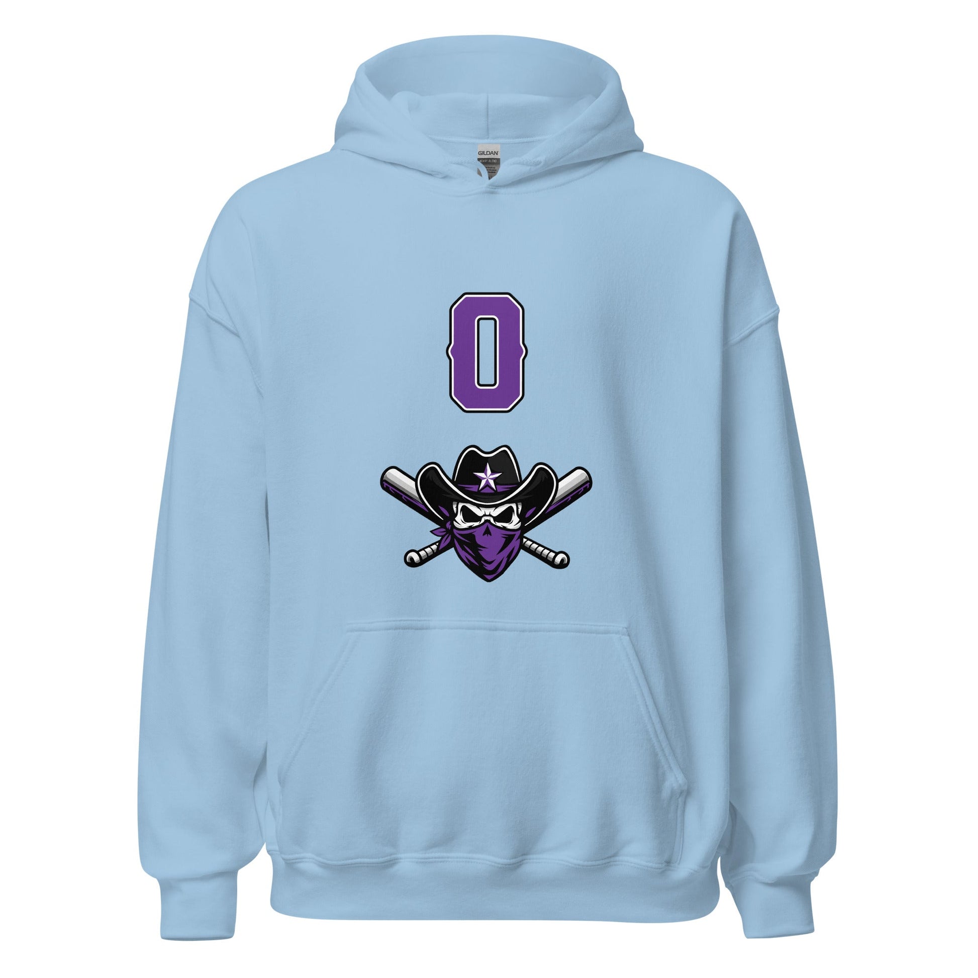 Classic | Hoodie | Carolina Outlaws Baseball | Purple Renegades Logo