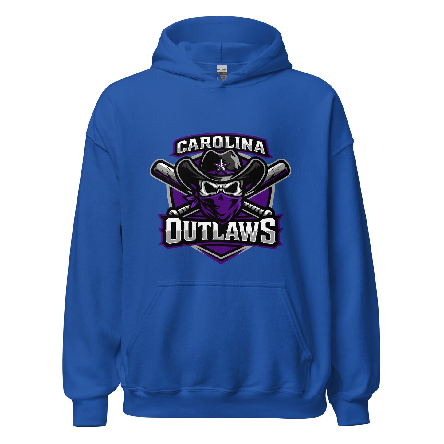 Classic | Hoodie | Carolina Outlaws Baseball | Shield Logo