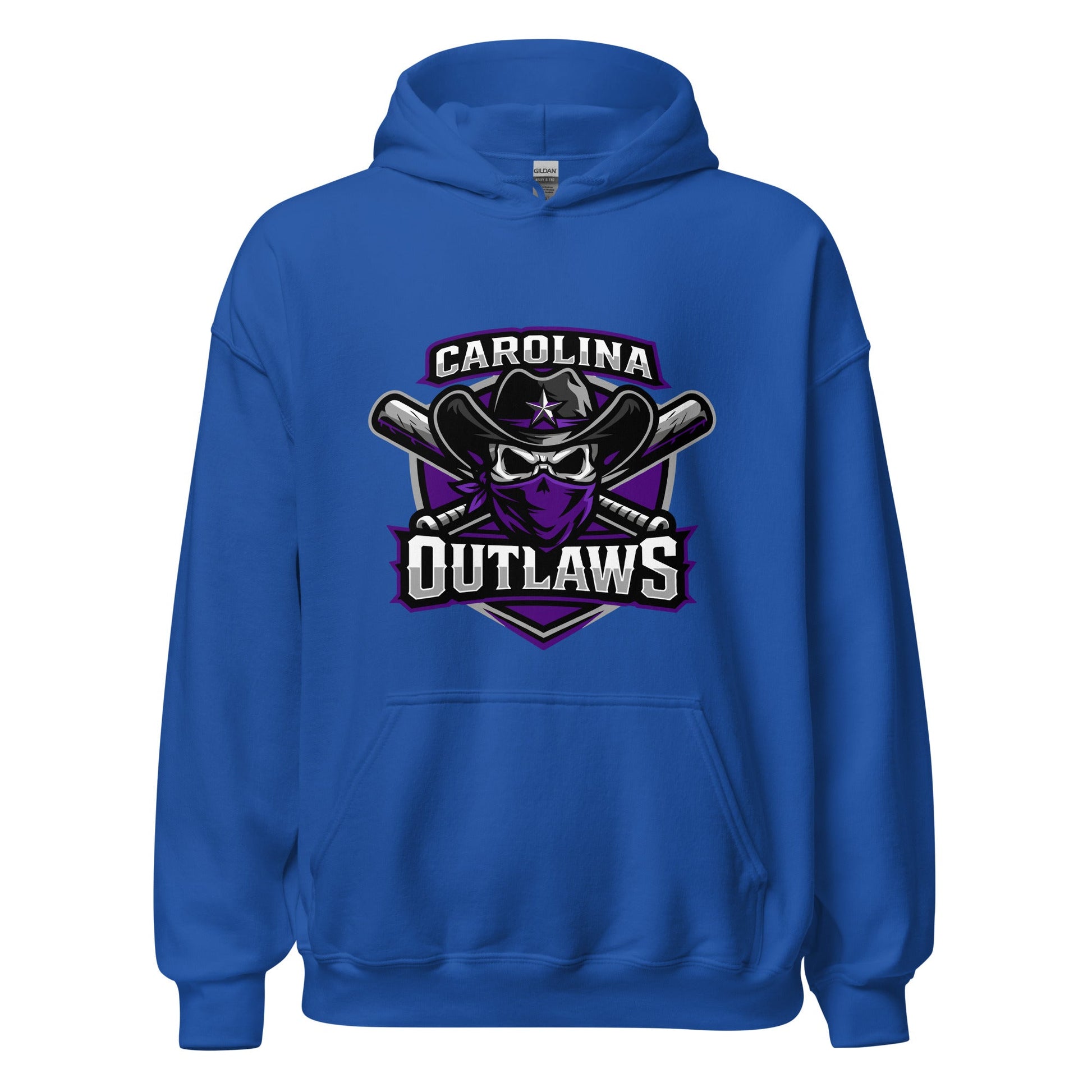 Classic | Hoodie | Carolina Outlaws Baseball | Shield Logo