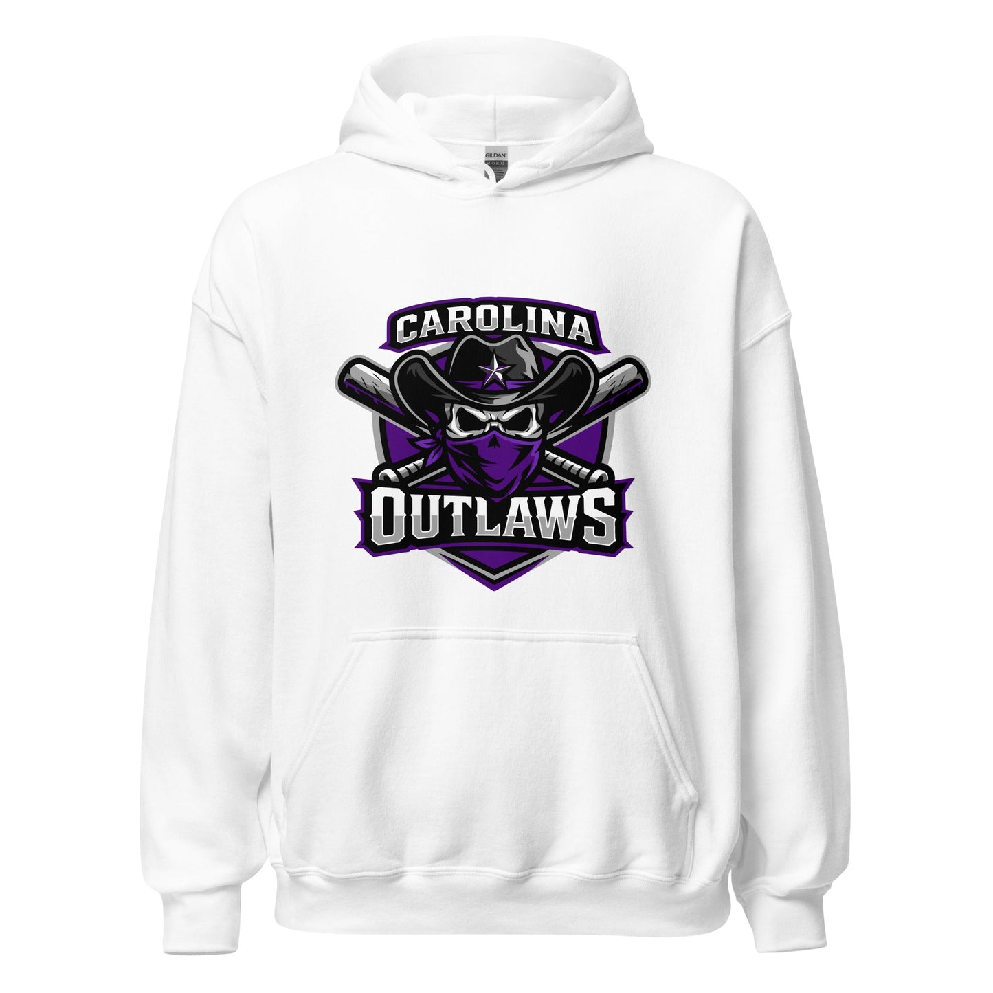 Classic | Hoodie | Carolina Outlaws Baseball | Shield Logo