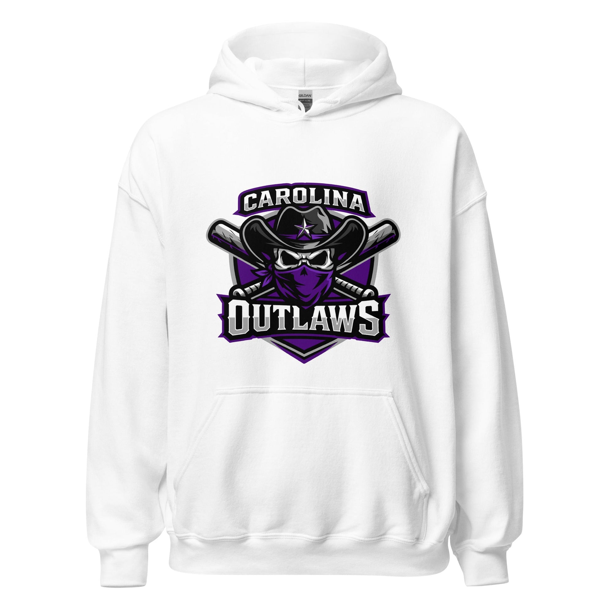 Classic | Hoodie | Carolina Outlaws Baseball | Shield Logo