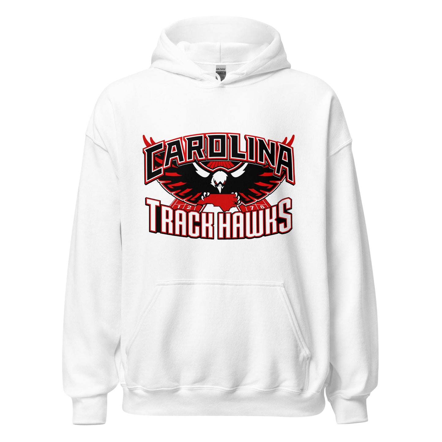 Classic | Hoodie | Carolina track Hawks | Emblem Logo