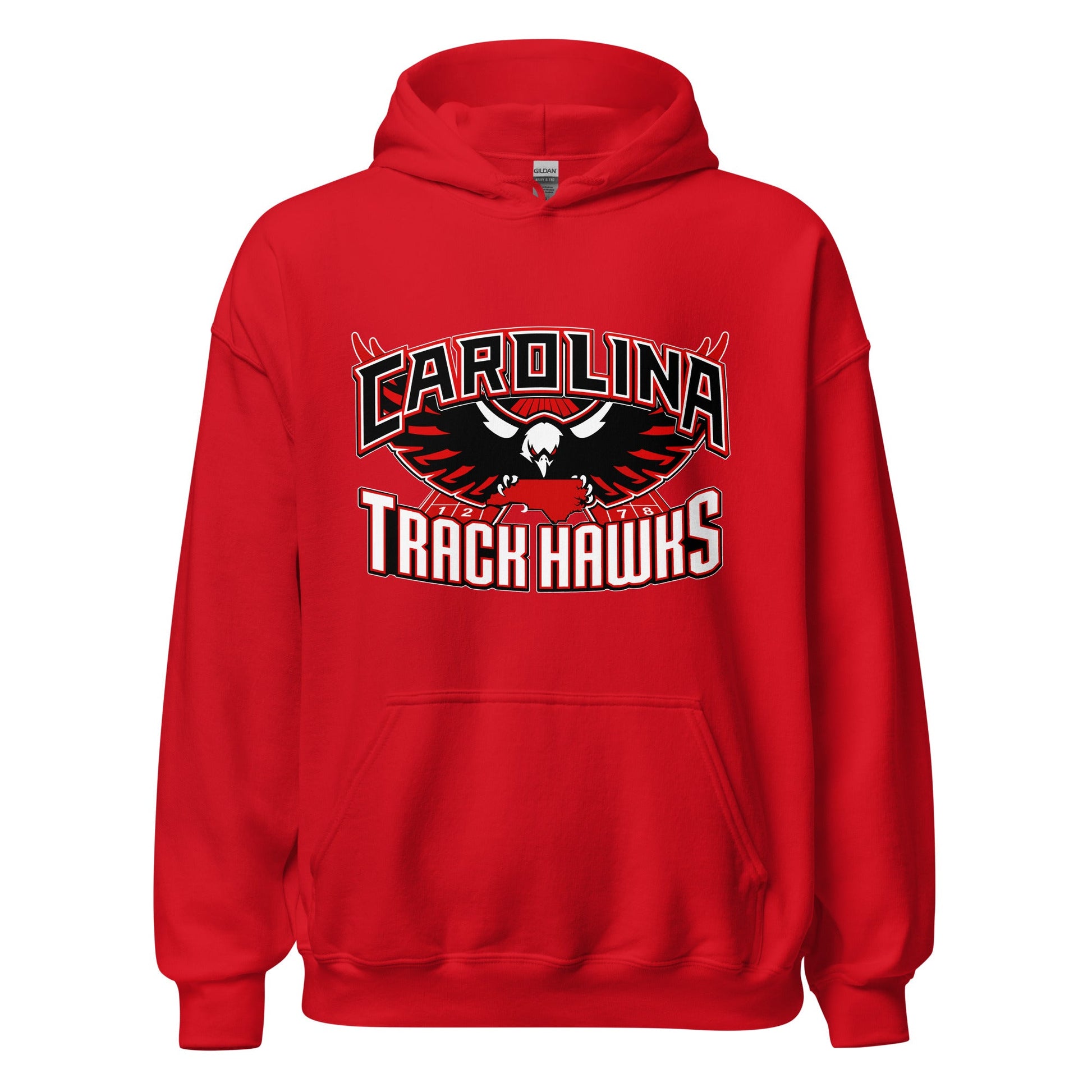Classic | Hoodie | Carolina track Hawks | Emblem Logo