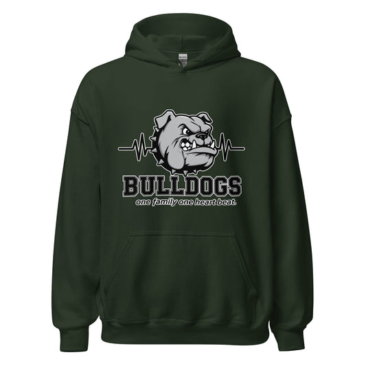 Classic | Hoodie | Celina Recreational Football Black | Bulldogs Crest Logo