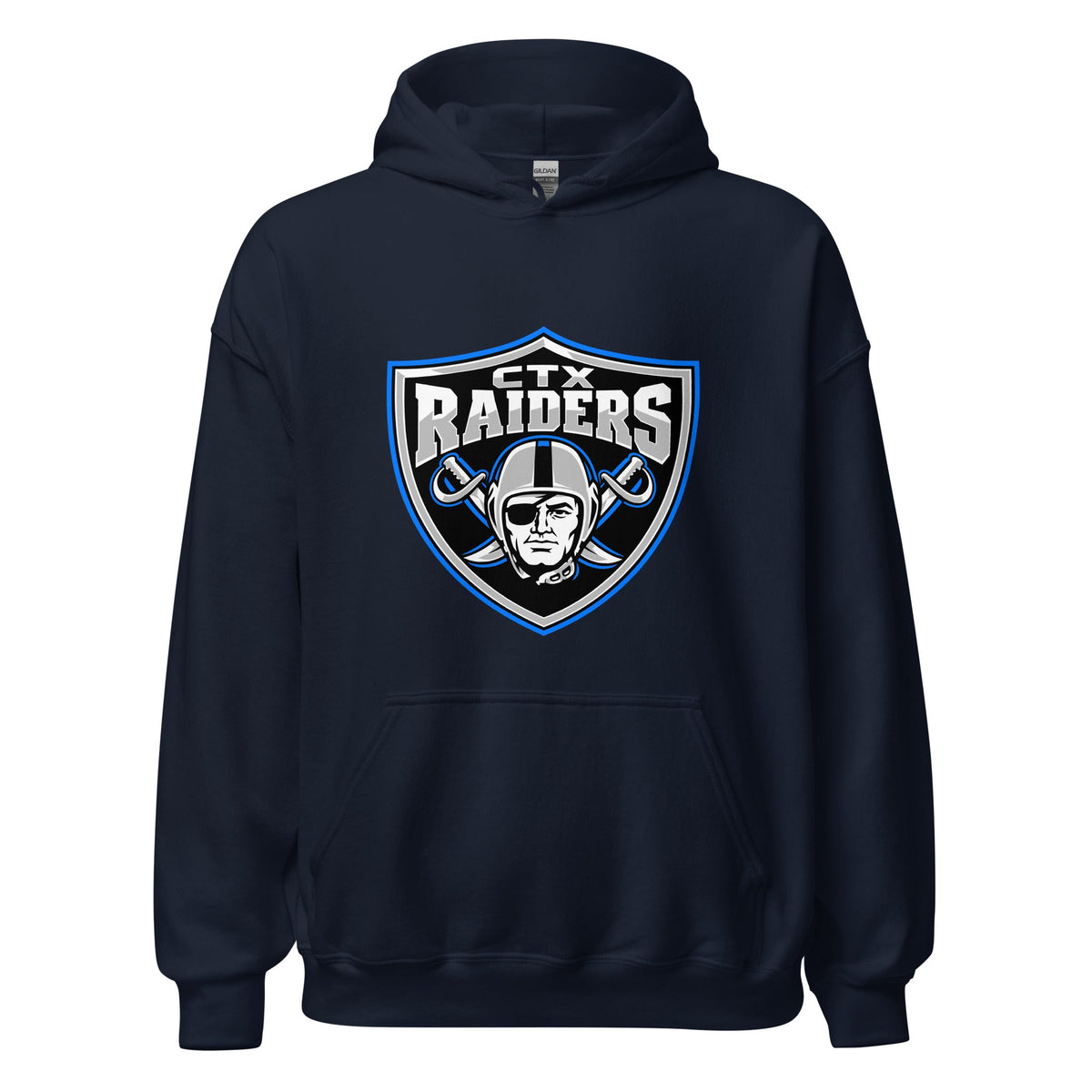 Classic | Hoodie | Central Texas Raiders | Emblem Logo