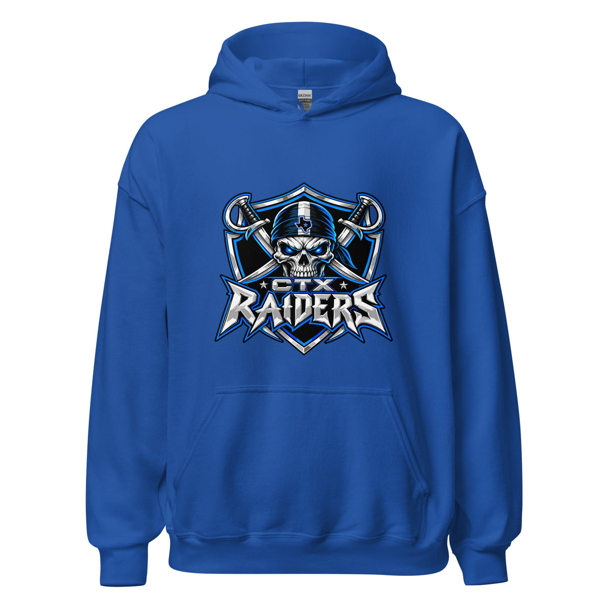 Classic | Hoodie | Central Texas Raiders | Shield Logo