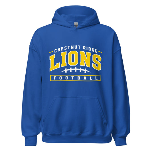 Classic | Hoodie | Chestnut Ridge Lions Football | Valor Logo