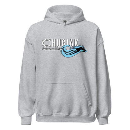 Classic | Hoodie | Chugiak Mustang Swim & Dive | Emblem Logo