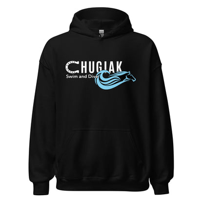 Classic | Hoodie | Chugiak Mustang Swim & Dive | Emblem Logo