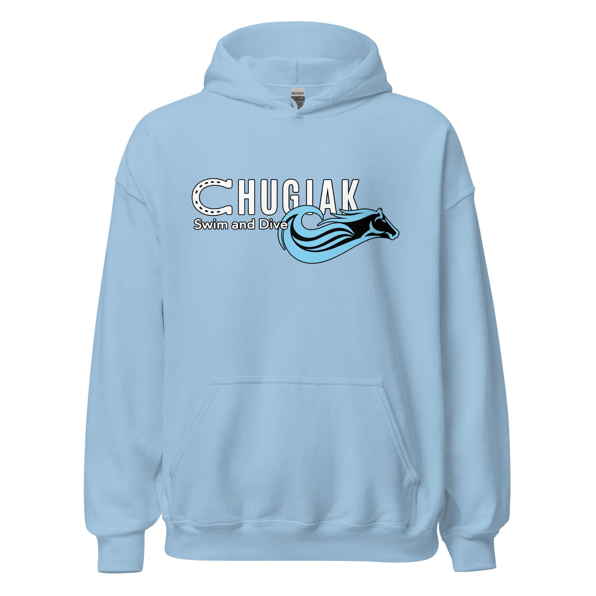 Classic | Hoodie | Chugiak Mustang Swim & Dive | Emblem Logo