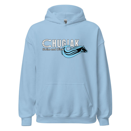 Classic | Hoodie | Chugiak Mustang Swim & Dive | Emblem Logo