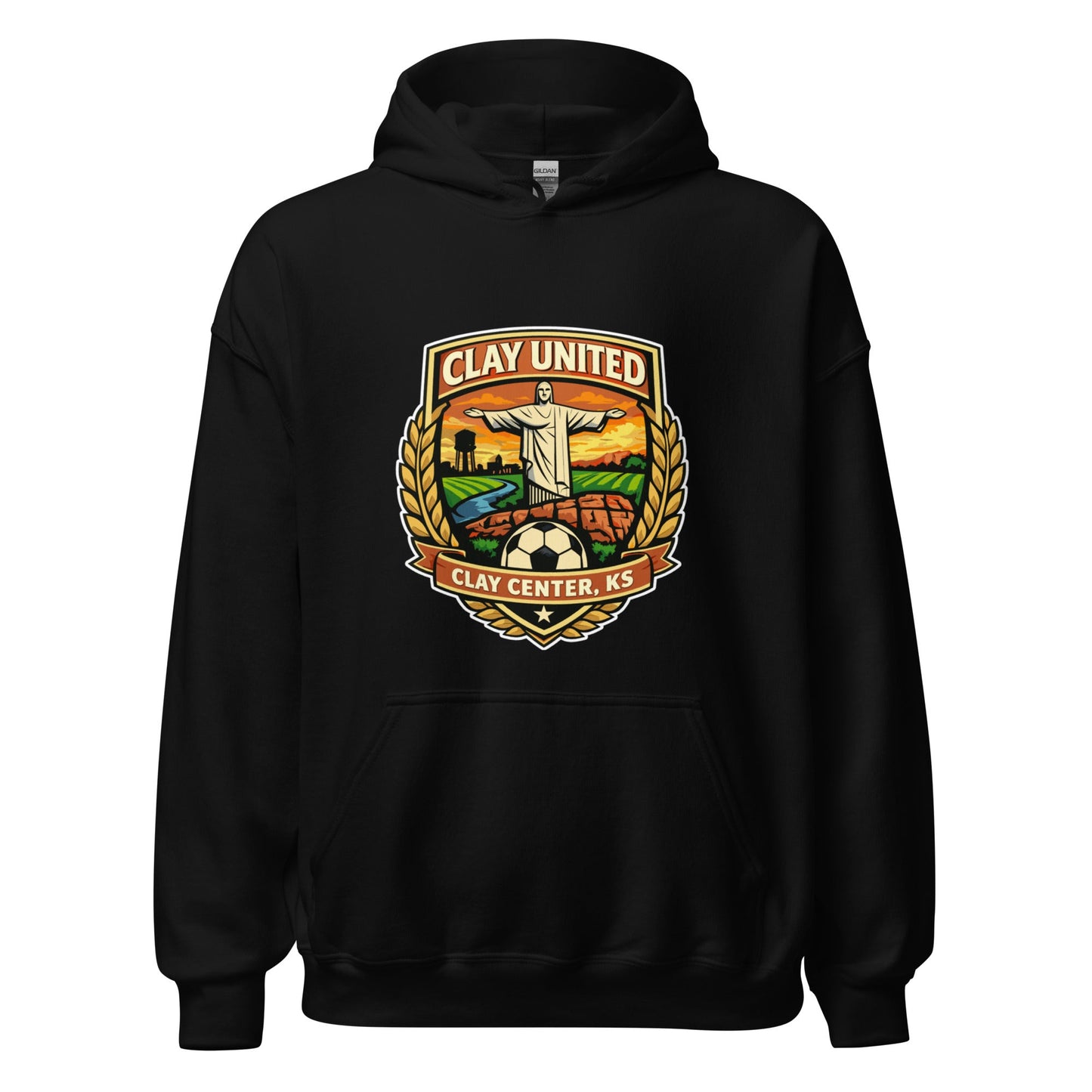 Classic | Hoodie | Clay United | Crest Logo