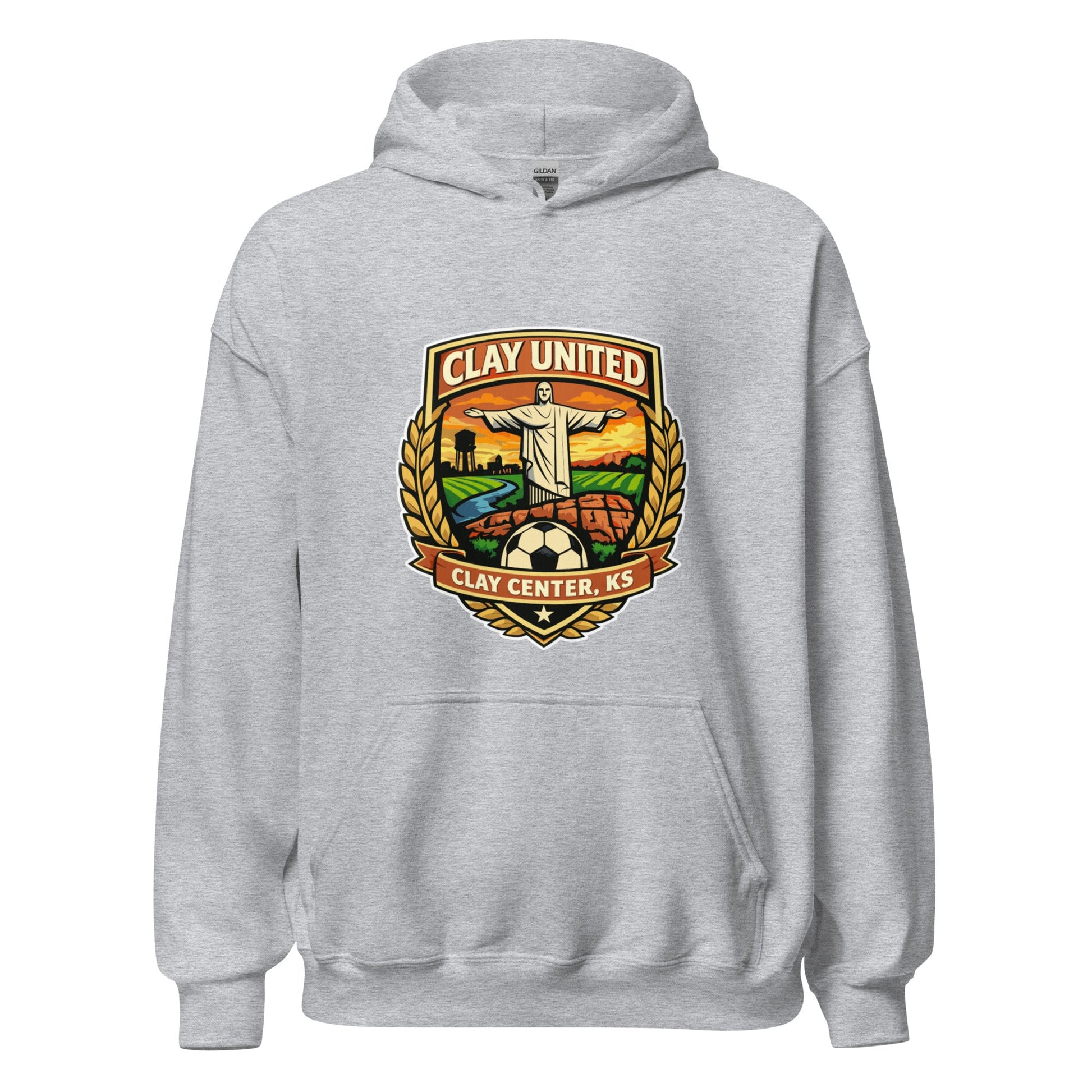 Classic | Hoodie | Clay United | Crest Logo