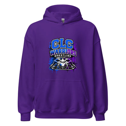 Classic | Hoodie | Clear Lake - Clayton Wrestling | Emblem Logo