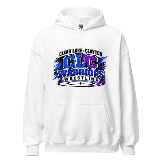 Classic | Hoodie | Clear Lake - Clayton Wrestling | Vanguard Logo