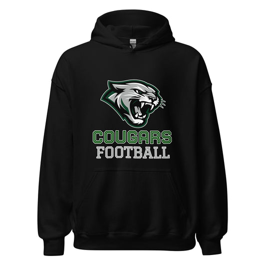 Classic | Hoodie | Colts Neck Cougars | Youth Tackle Football (AYF) | Strike Mascot Logo