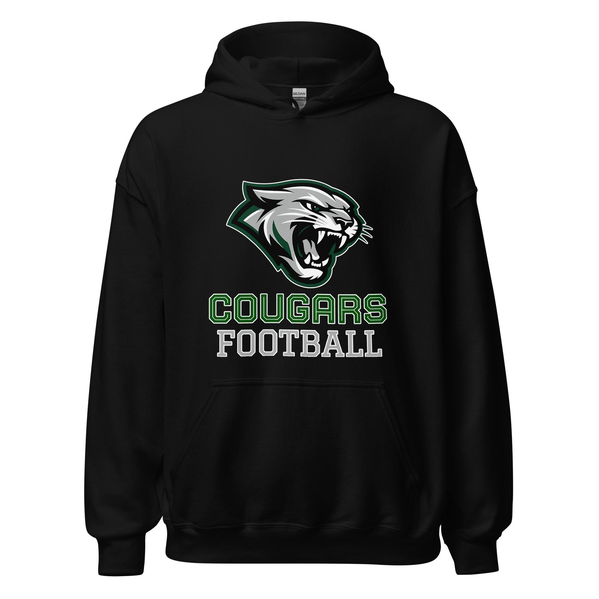 Classic | Hoodie | Colts Neck Cougars | Youth Tackle Football (AYF) | Strike Mascot Logo