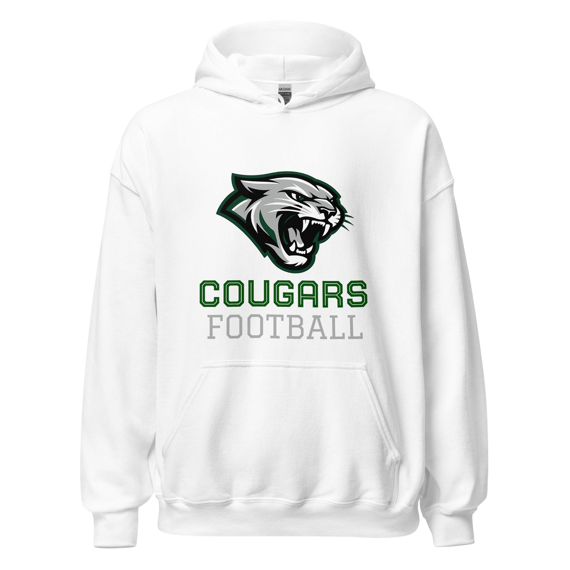 Classic | Hoodie | Colts Neck Cougars | Youth Tackle Football (AYF) | Strike Mascot Logo