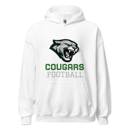 Classic | Hoodie | Colts Neck Cougars | Youth Tackle Football (AYF) | Strike Mascot Logo