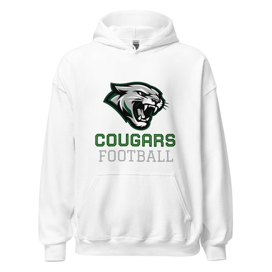 Classic | Hoodie | Colts Neck Cougars | Youth Tackle Football (AYF) | Strike Mascot Logo