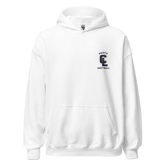 Classic | Hoodie | Crean Lutheran Softball | Navy CL Softball Logo