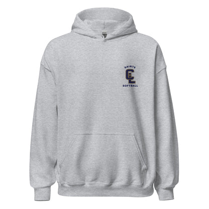 Classic | Hoodie | Crean Lutheran Softball | Navy CL Softball Logo