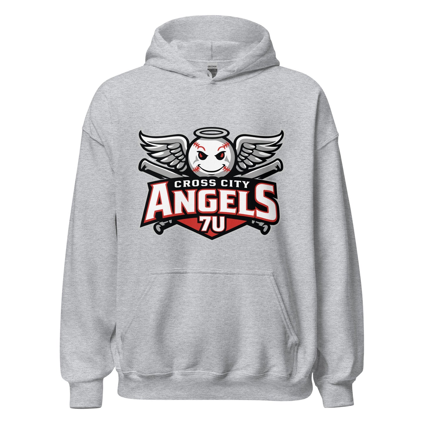 Classic | Hoodie | Cross City Angels | Winged Guardian Logo