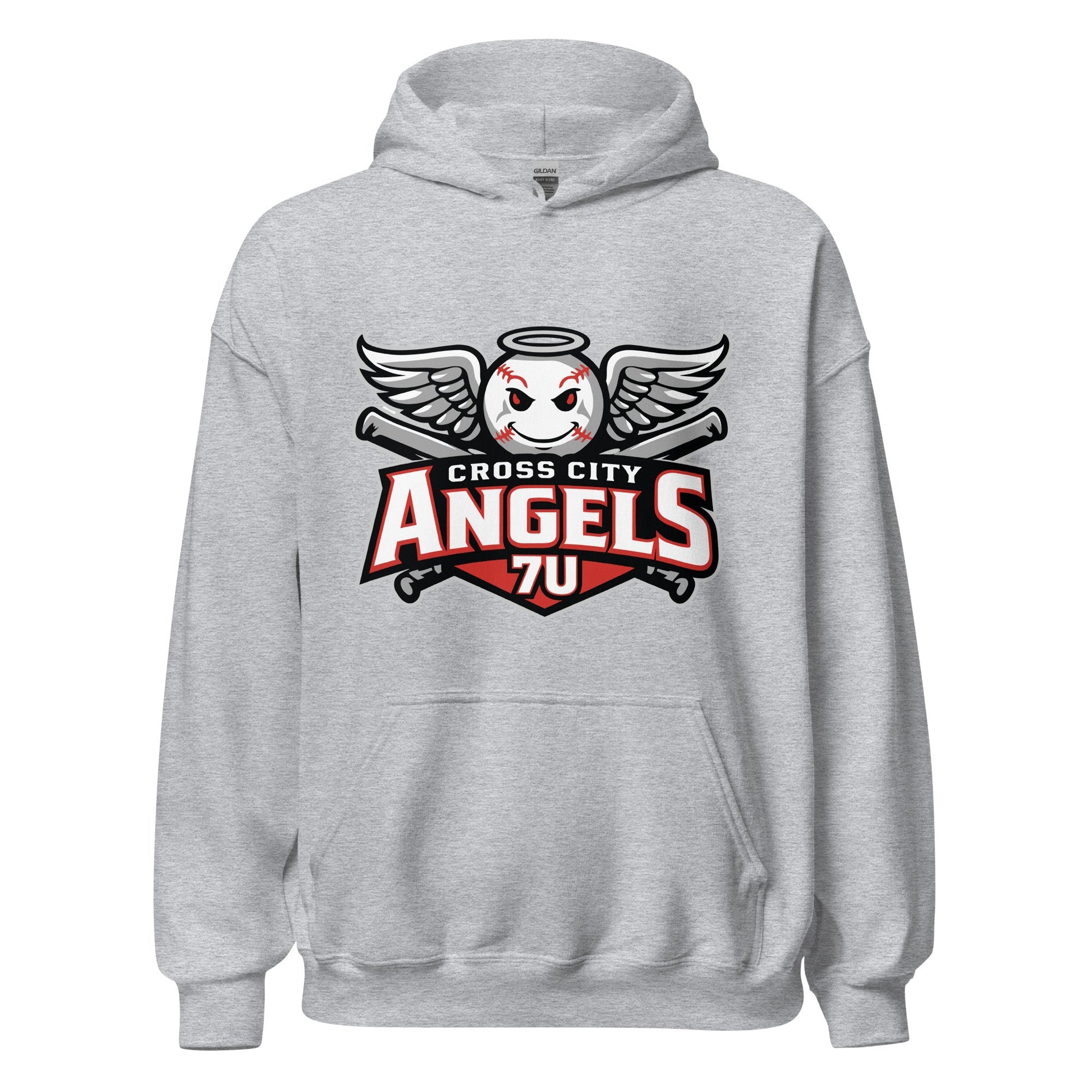 Classic | Hoodie | Cross City Angels | Winged Guardian Logo
