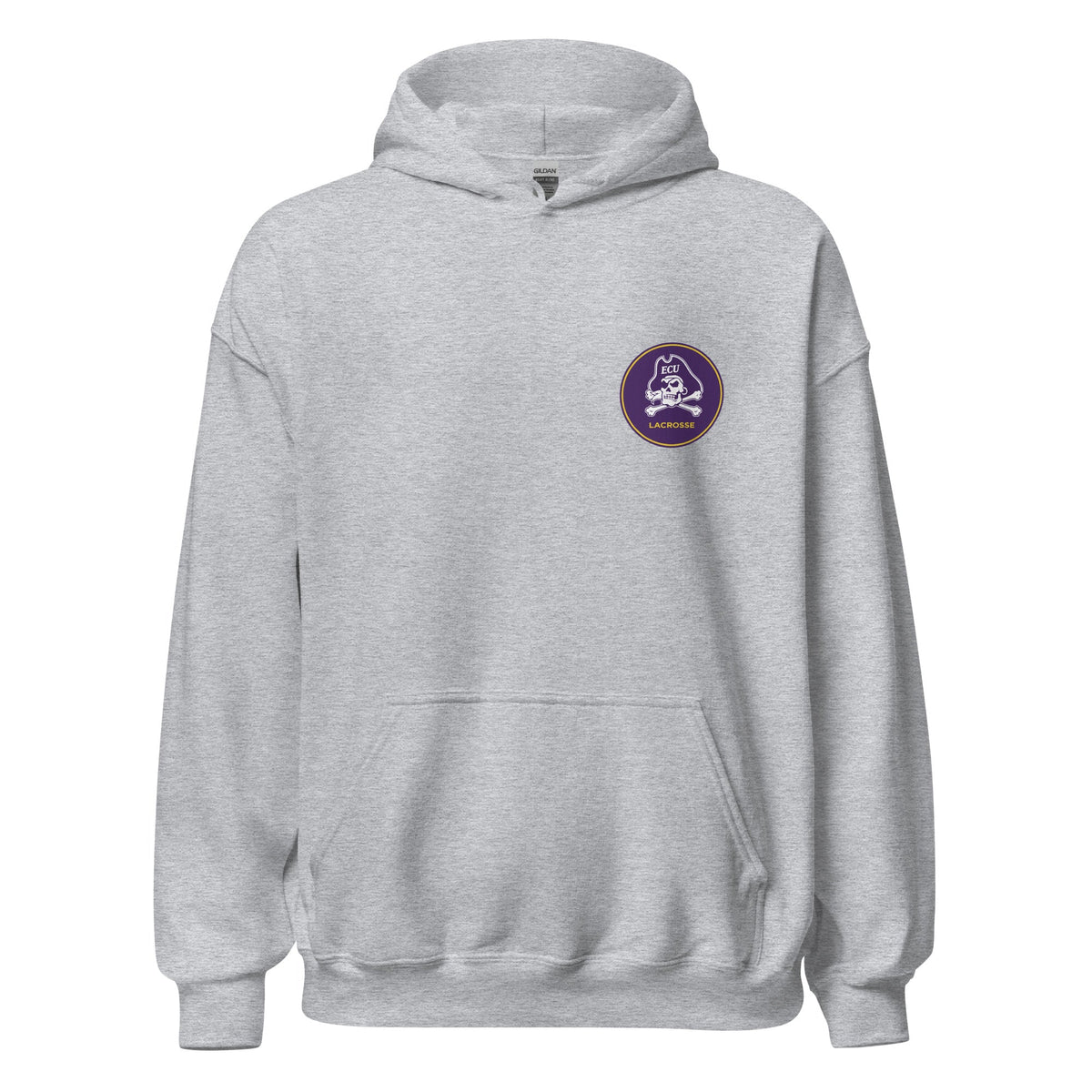 Classic | Hoodie | ECU Club Womens Lacrosse | Badge Logo