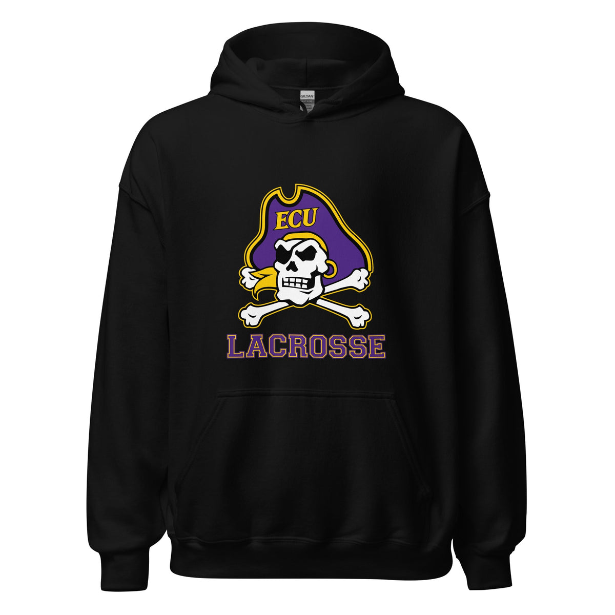 Classic | Hoodie | ECU Club Womens Lacrosse | Ironclad Corsairs Logo