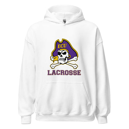 Classic | Hoodie | ECU Club Womens Lacrosse | Ironclad Corsairs Logo