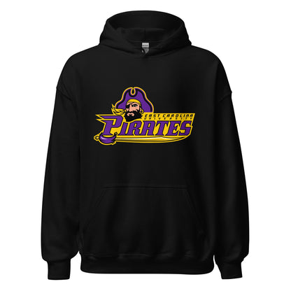 Classic | Hoodie | ECU Club Womens Lacrosse | Pirate Emblem Logo