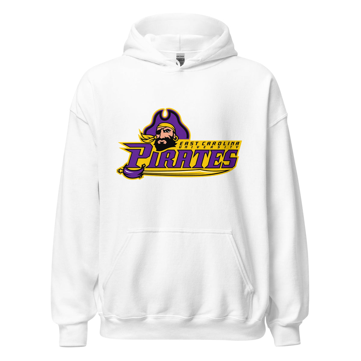 Classic | Hoodie | ECU Club Womens Lacrosse | Pirate Emblem Logo