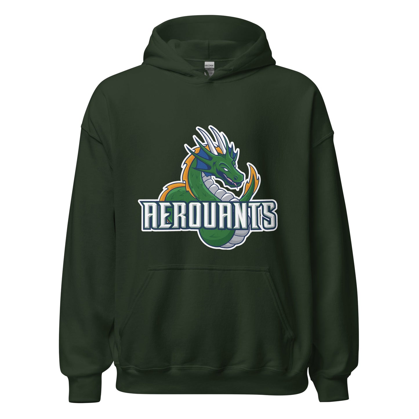 Classic | Hoodie | Emerald High School Baseball | Dragon Logo